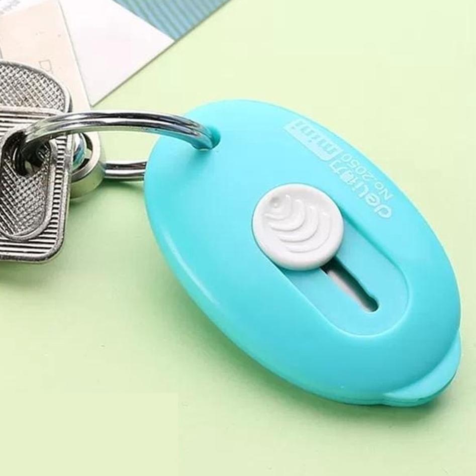 

Terbaik INDOMINI S006 Cutter Mini Portable Bentuk Oval Mini Cutter Polos Travel Kit Pemotong Kertas Paper Cutter Lucu ✓