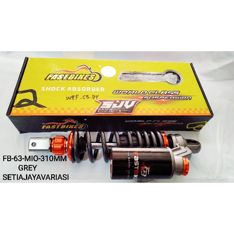 SHOCK COPY KTC TABUNG [FASTBIKES] UK 310MM PNP MATIC WARNA (GRAY/RED) &amp; (GREY) TERMURAH