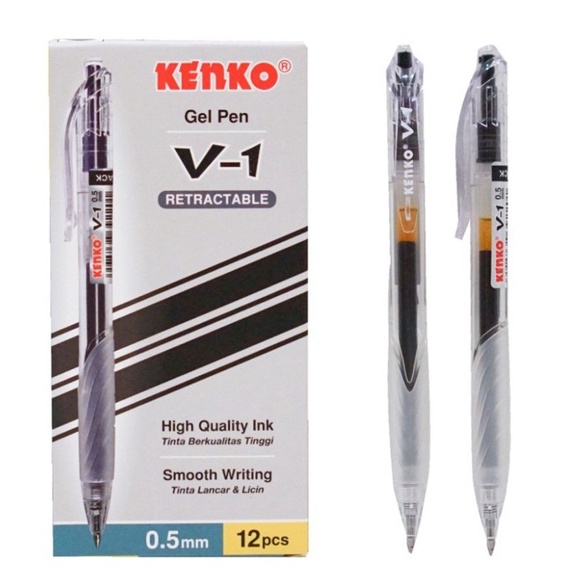 

BALLPOINT KENKO V-1 HITAM 0.5