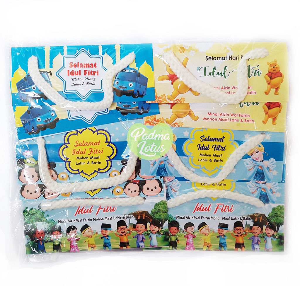 Tas souvenir idul fitri ulang tahun snack bag party