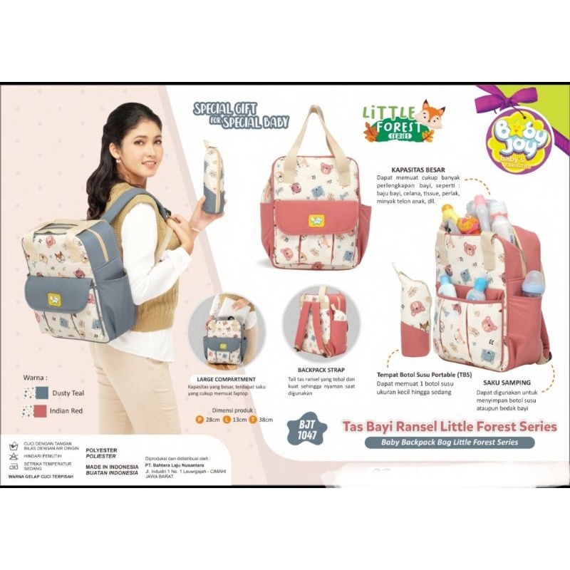 Baby Joy Tas bayi Ransel seri Little Forest BJT1047