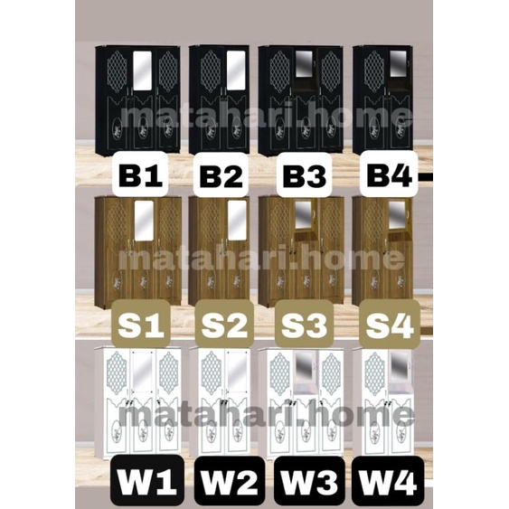 LEMARI SOFTBOARD 2 PINTU 3 PINTU