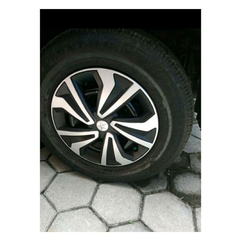 Dop velg mobil cary grandmax  pickup ring 13 silver chrome