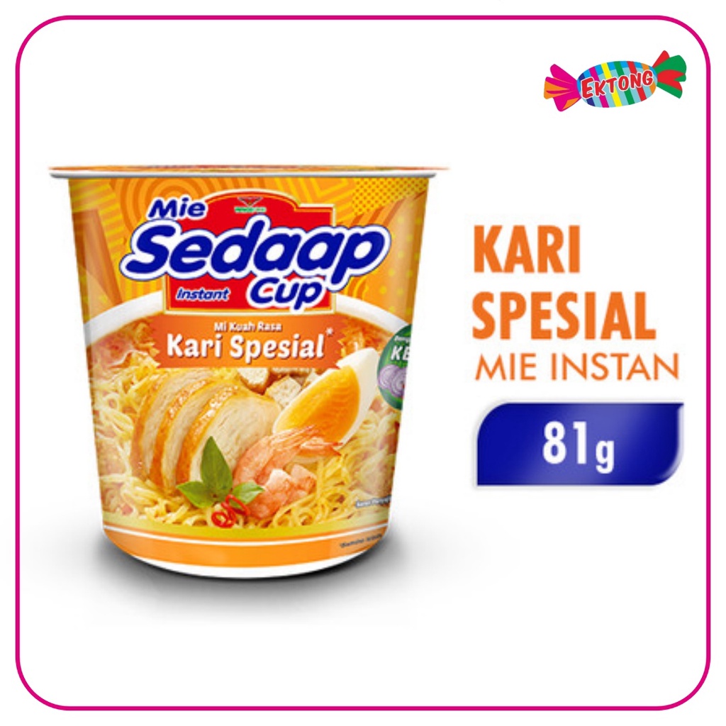 

SEDAAP CUP MIE KARI SPECIAL 81 GR