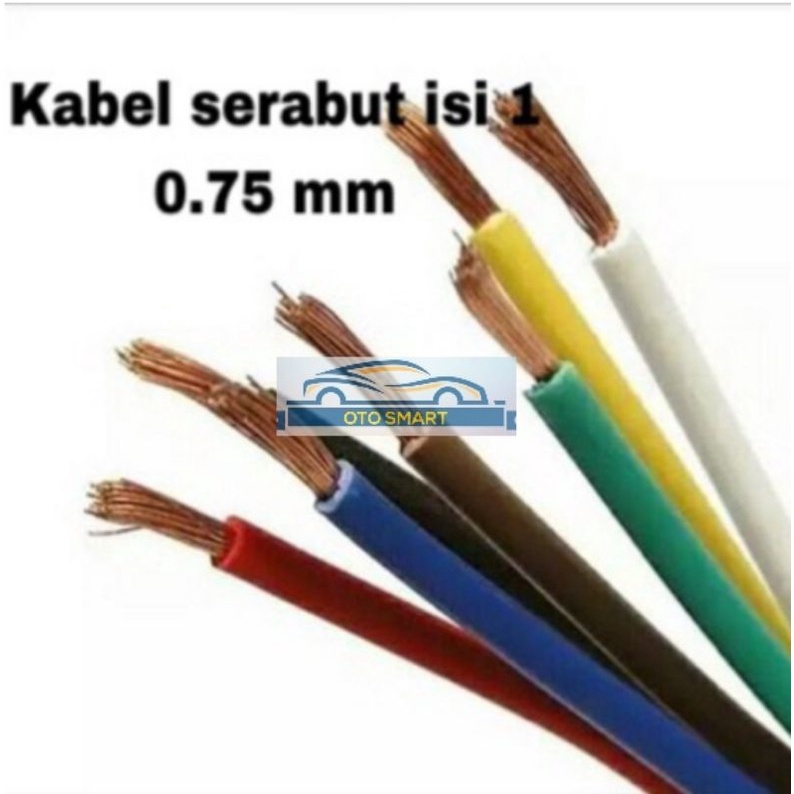 Kabel Serabut NYAF 0.75/Kabel Listrik /kabel Mobil Jual  Meteran