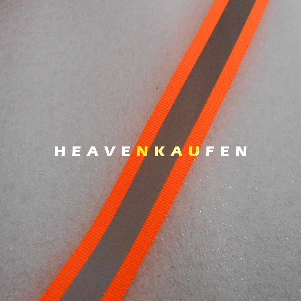 TERMURAH Pita Scotlight Skotlet Reflective Kain 2 cm Orange - Silver Meteran Untuk Jaket Jas Hujan