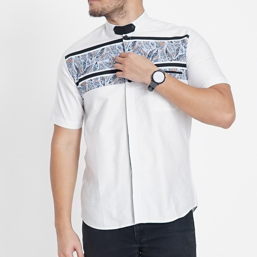 

Kemeja Kerah Shanghai / Kemeja Koko Motif Pria Lengan Pendek BK0693.2