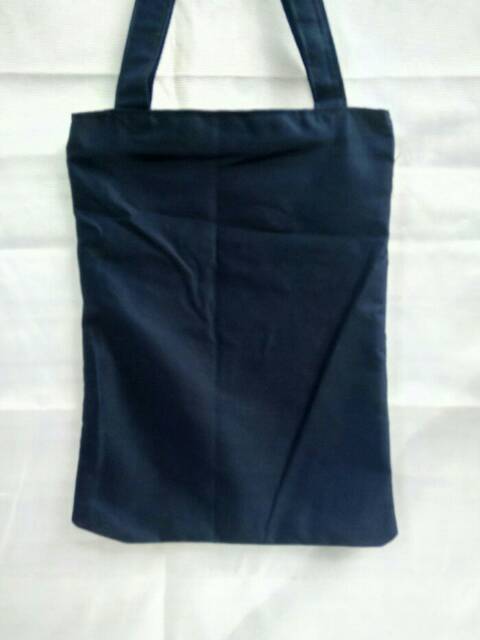 TOTEBAG / TOTE BAG / GOODY BAG CANVAS DRILL USA TEBAL POLOS 30 X 40 CM
