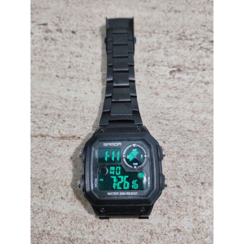 Jam Tangan Pria SANDA Black