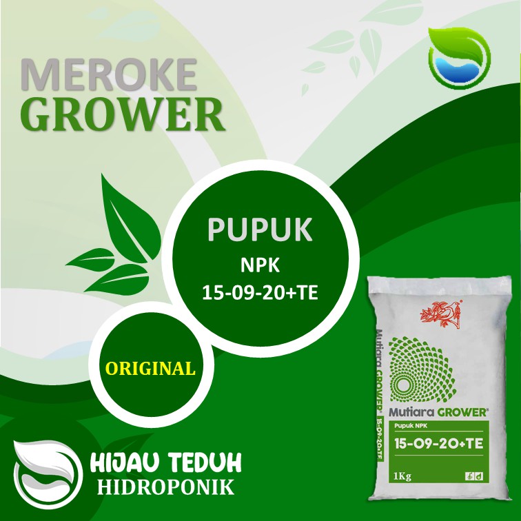 PUPUK MUTIARA GROWER ASLI PABRIK 1KG