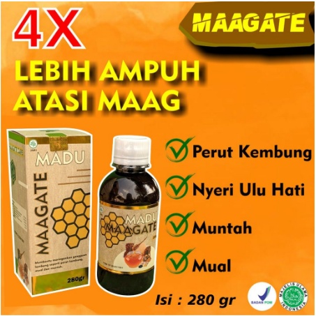 MADU MAAGATE Obat Herbal Revolusioner Asam Lambung Maag Gerd