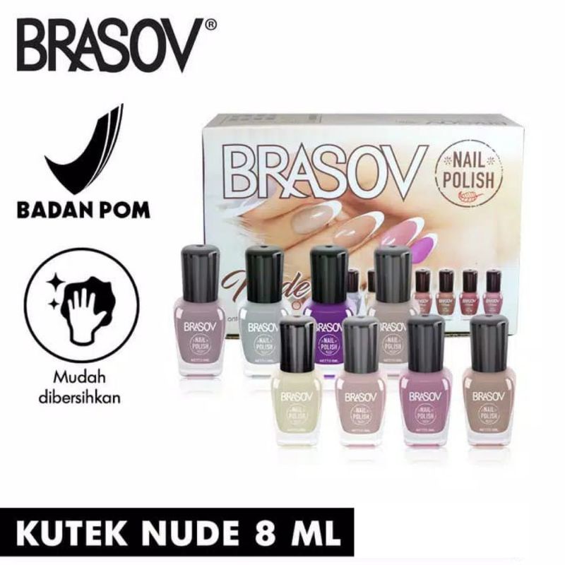 KUTEK BRASOV NUDE 8ML/CAt KUKU BRASOV NAIL POLISH