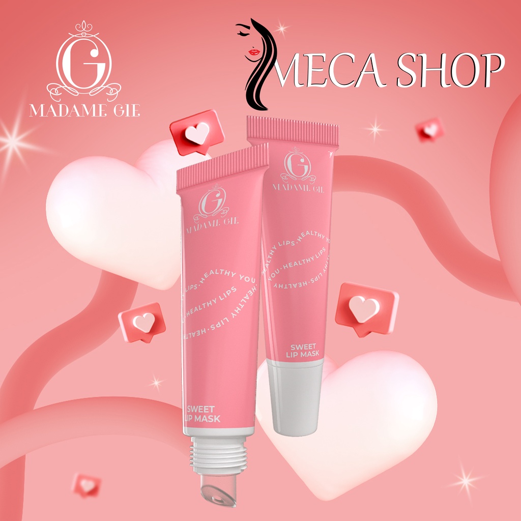 Madame Gie Sweet Lip Mask - Masker Scrub Bibir Cerah