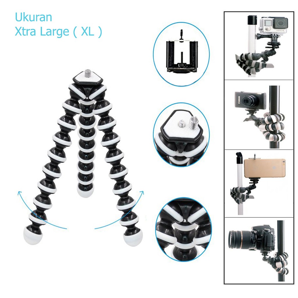 Gorilla Pod/Gorila Tripod-Tripod Lentur Fleksibel Mini Untuk HP/Kamera