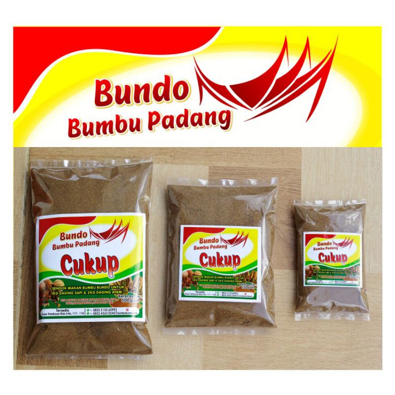 

Rempah Bubuk Cukup | Bumbu Padang Cukup | Bumbu Bundo