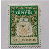 

MATERAI 10 RUPIAH TAHUN 1976-1980 ORIGINAL