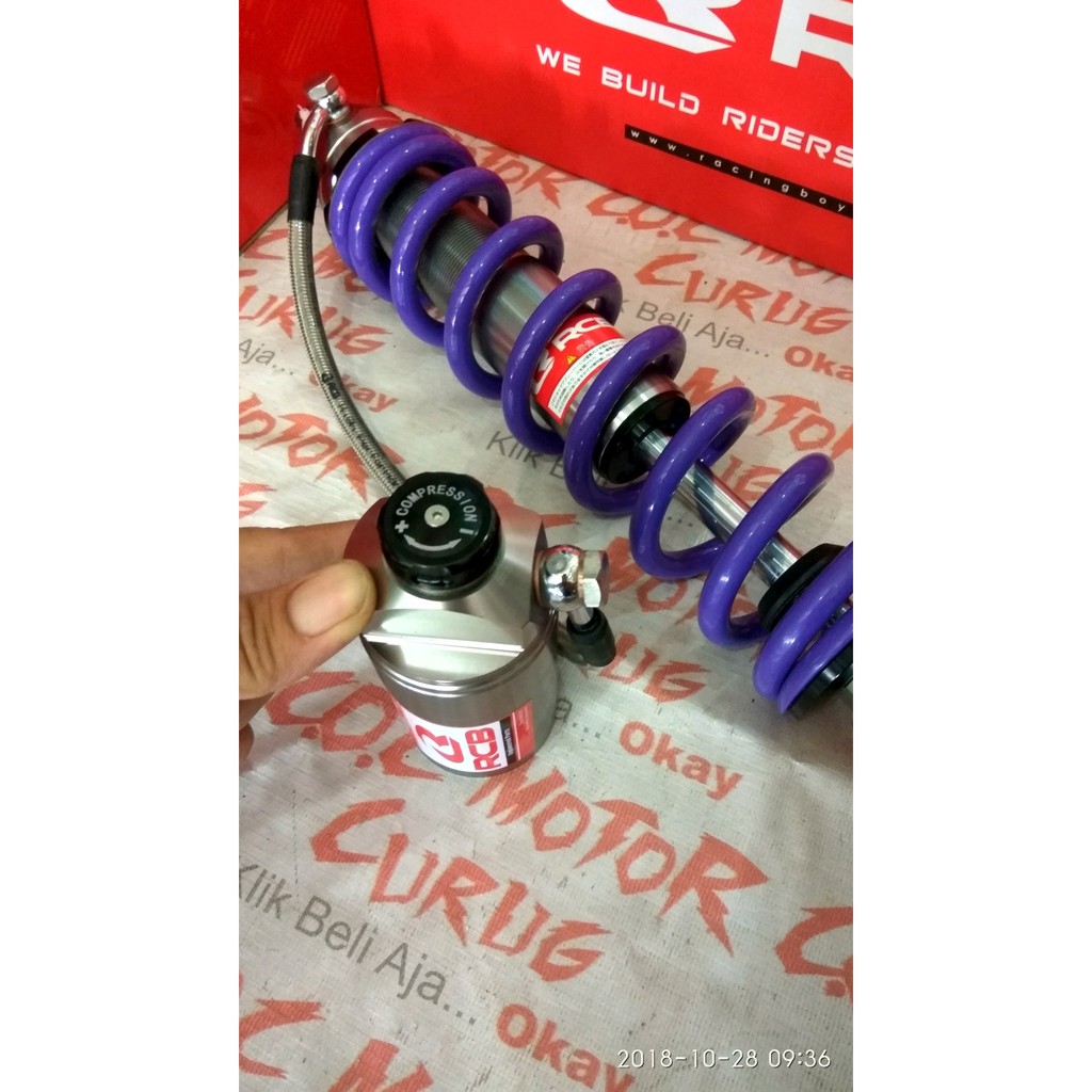 MONOSHOCK SHOCK BELAKANG RACING BOY RCB KLX 150 BF L CROS bac 10