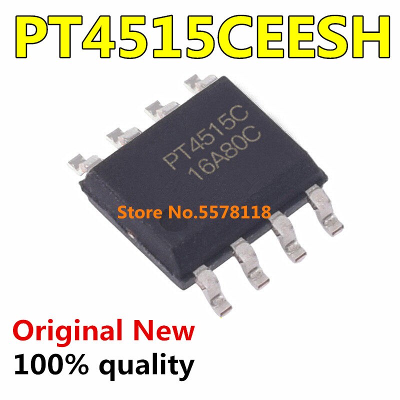 (Ready Stock) 10pcs PT4515C PT4515CEESH SOP-8 Chipset