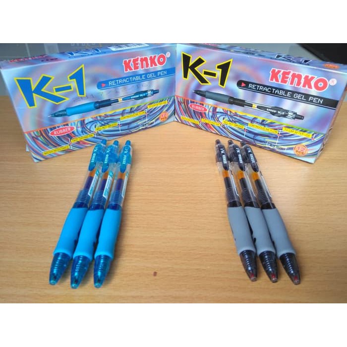

Ballpoint / Pulpen / Pen Gel Merk Kenko K1 ( Isi 12 buah )