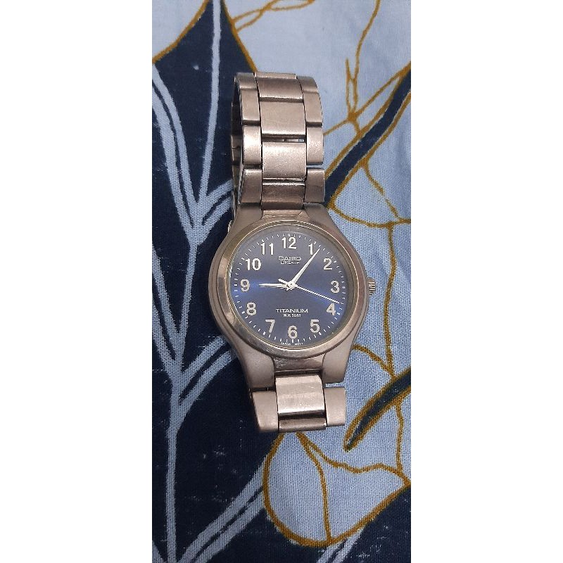 jam casio lineage titanium