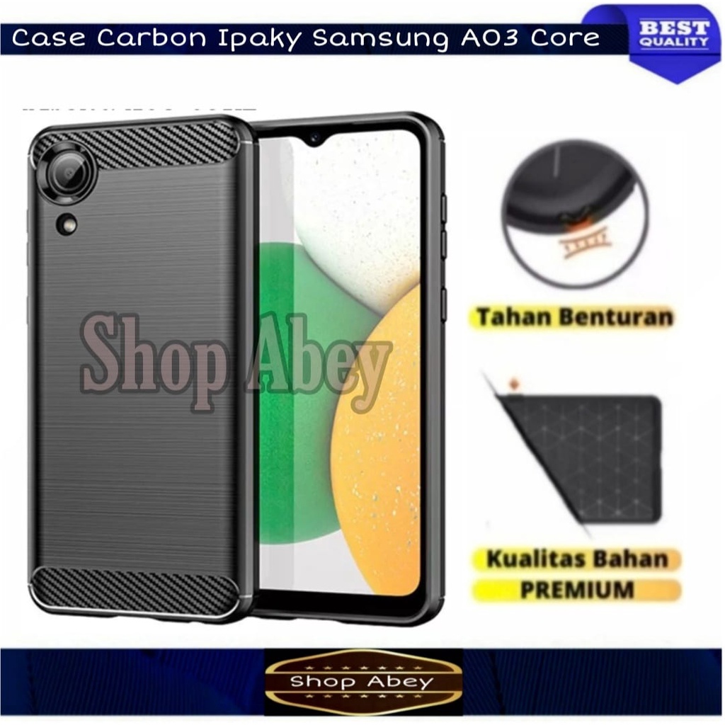 CASE CARBON SAMSUNG GALAXY A03 CORE CASE CARBON FIBER SAMSUNG GALAXY A03 CORE - NEW