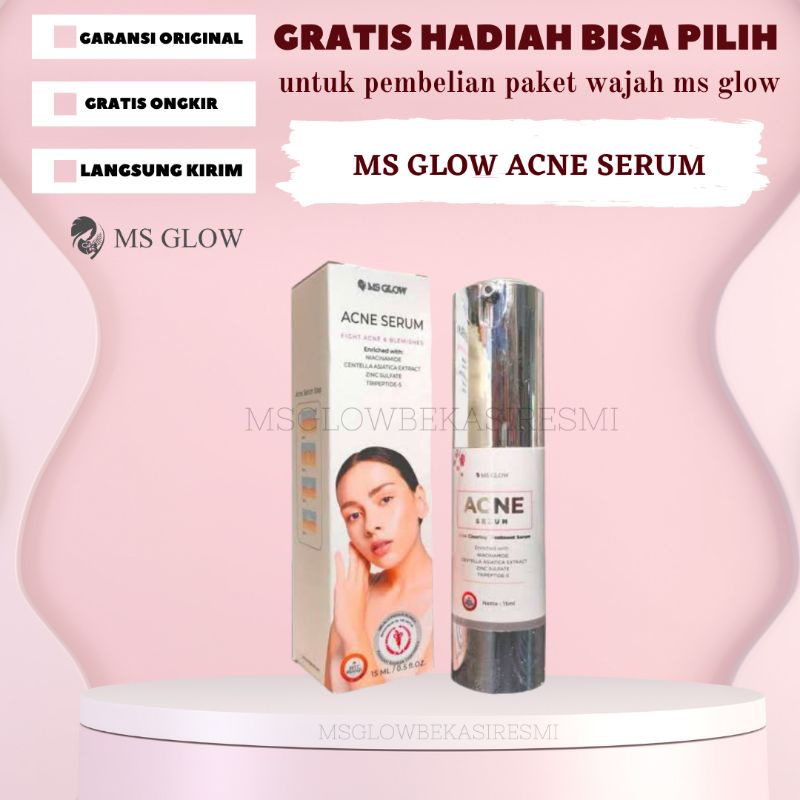 MGBR  -  MS GLOW BEKASI RESMI - SERUM ACNE MS GLOW TERBARU - SERUM JERAWAT - serum ms glow - reselle