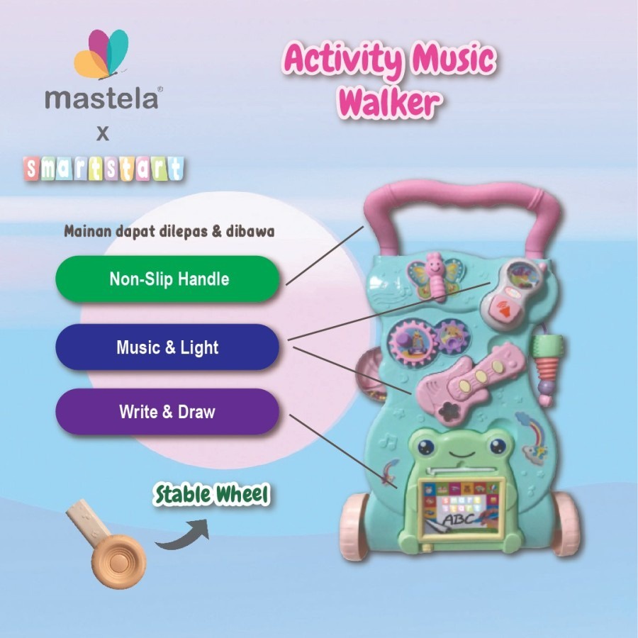 MASTELA Baby Walker - Activity / Push Walker Music, Play and Learn