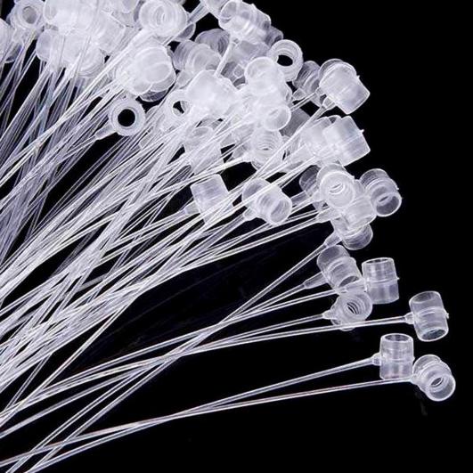 

✭ 1000 pcs Loop Pin / Lock / String Tali Plastik Label 4 Inch per Pack ♩