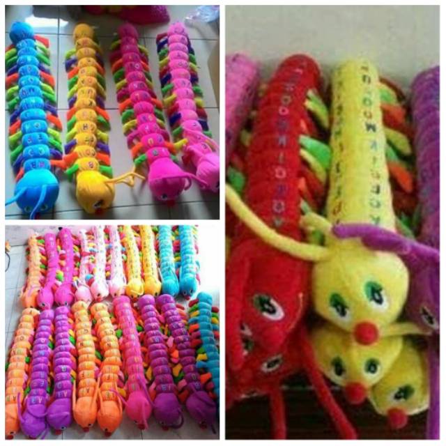 BONEKA ULAT ULIL JUMBO 90 CM/BONEKA ULIL/BONEKA/MAINAN/KADO/SOUVENIR/ULAT ULIL