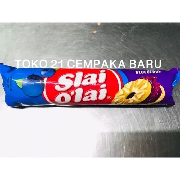 

Slai Olai Biskuit Selai BLUEBERRY 128 gram | Slai O'lai Bluberi Murah Promo 128g