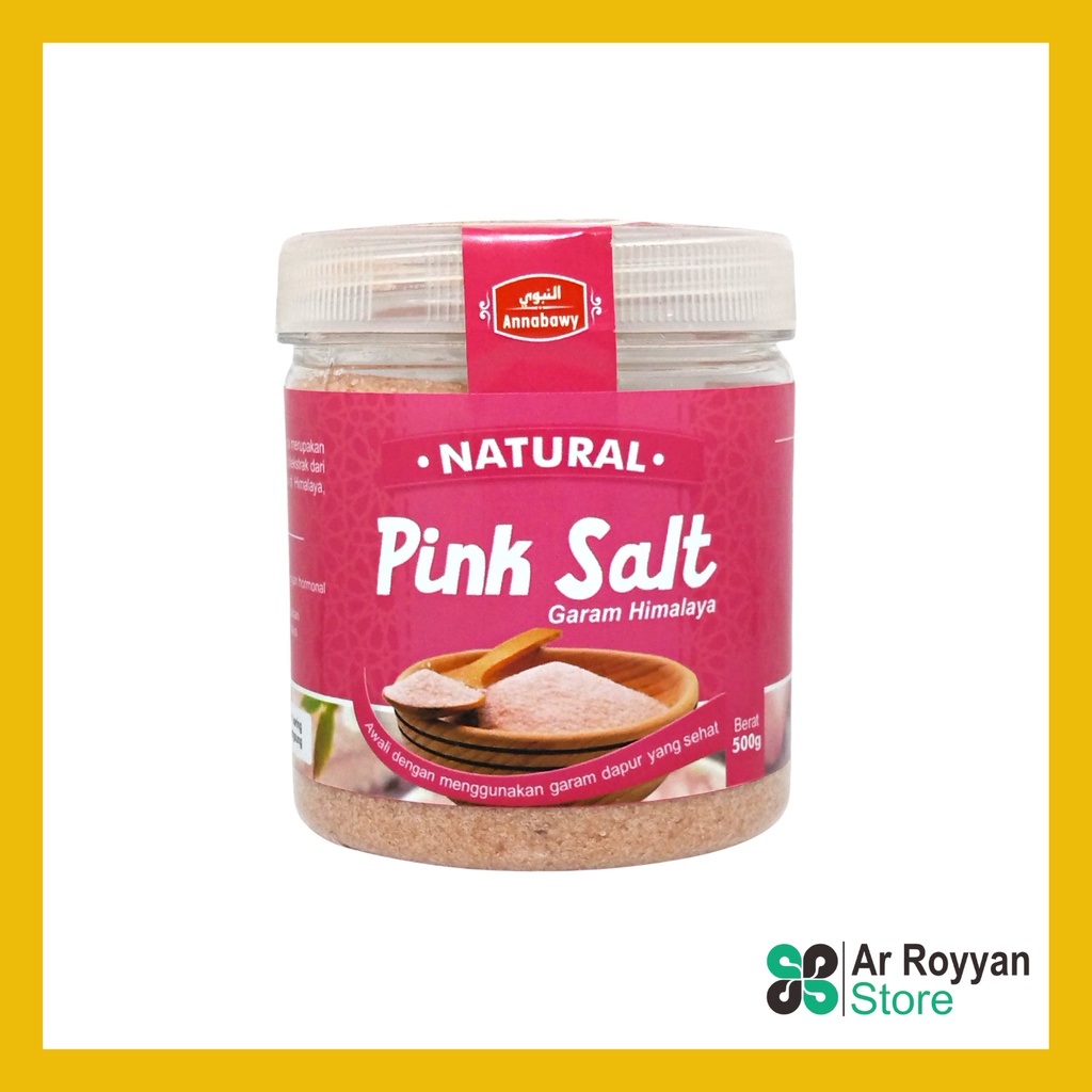 

GARAM HIMALAYA 500 GRAM ORGANIC ASLI ORIGINAL HIMALAYAN PINK SALT ANNABAWY