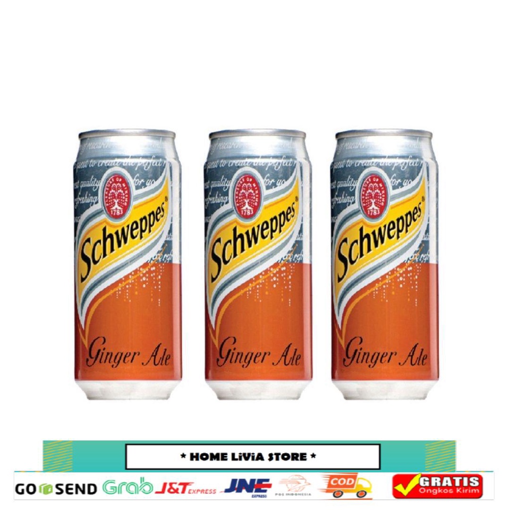 

Schweppes Ginger Ale Sleek Can 330 mL x 3 Pcs