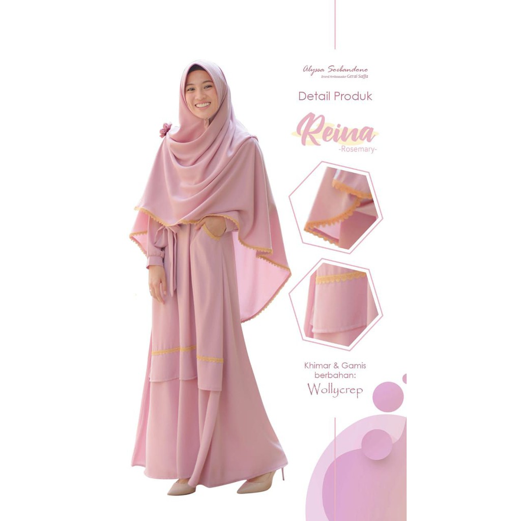 GERAI SAFFA – GAMIS REINA SET ROSEMARY / SET GAMIS REINA BY GERAI SAFFA