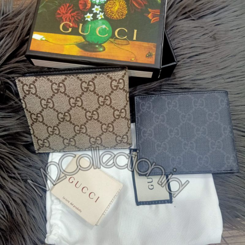 Dompet Lipat Gucci Tiger Embroidery Men Wallet Grade Ori