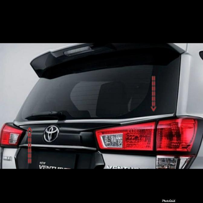 list lis kaca belakang innova venturer facelift original
