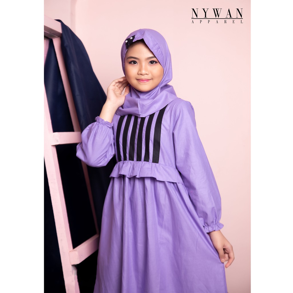 Nywan Apparel Baju Gamis Fashion Anak 191912-3