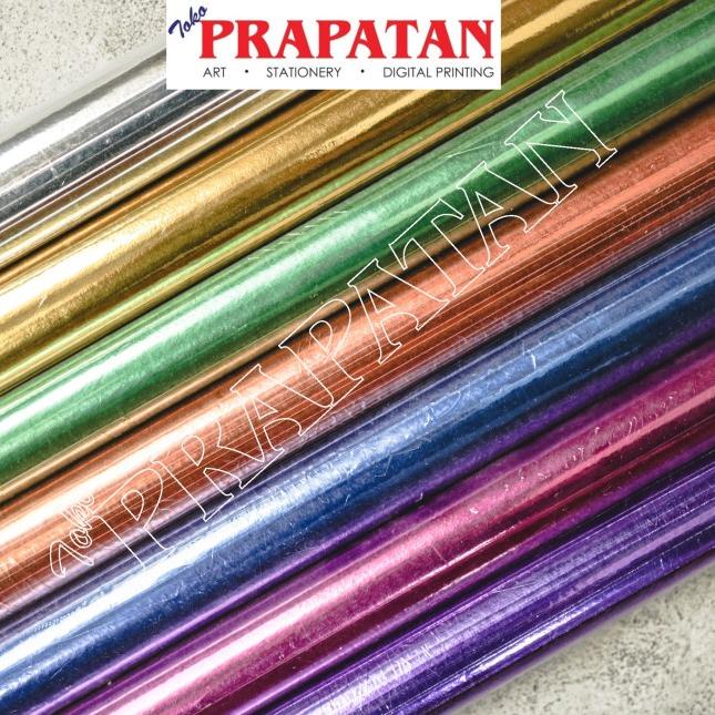 

➹ Kertas Emas 50x64cm 10 Lembar / Kertas Metalik / Kertas Marmer - Gold ♬