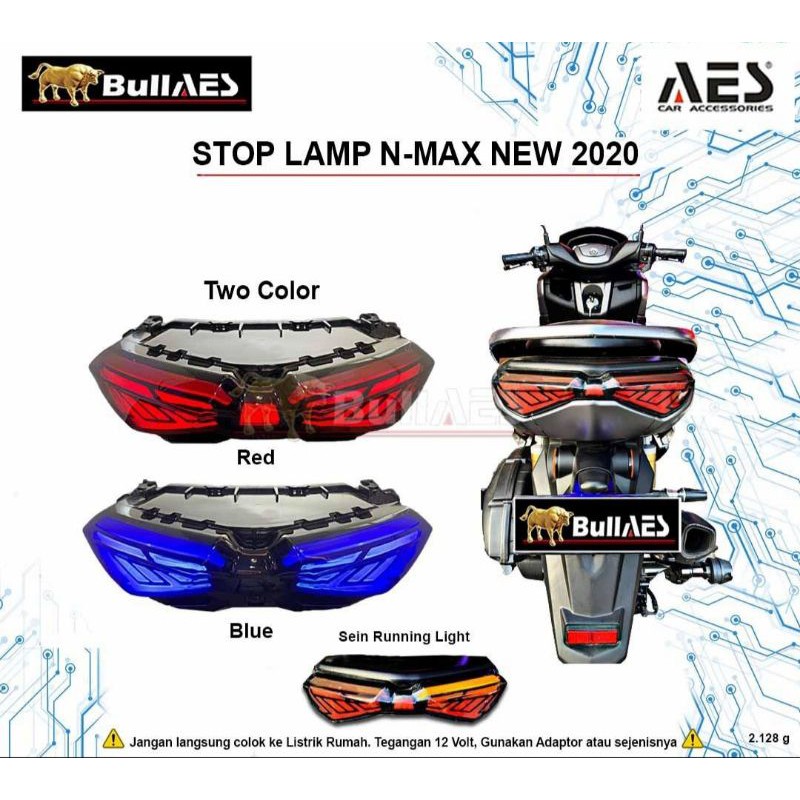 Lampu Belakang Motor Nmax New Stoplamp BULLAES Nmax