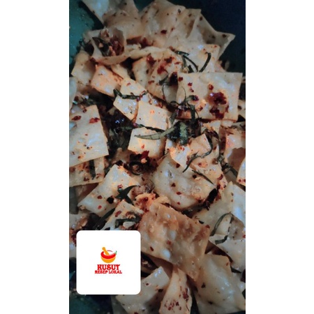 

pangsit pedass daunjeruk 500gr jeletot
