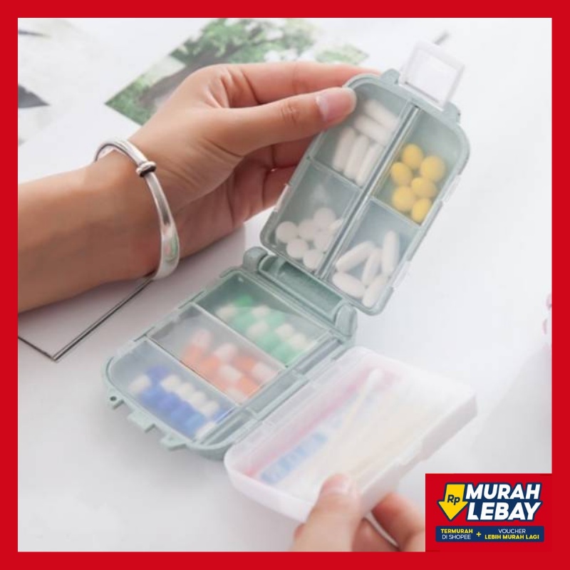 [COD] Kotak Obat Mini Lipat 3 Susun Serbaguna Tempat Obat P3K Serbaguna