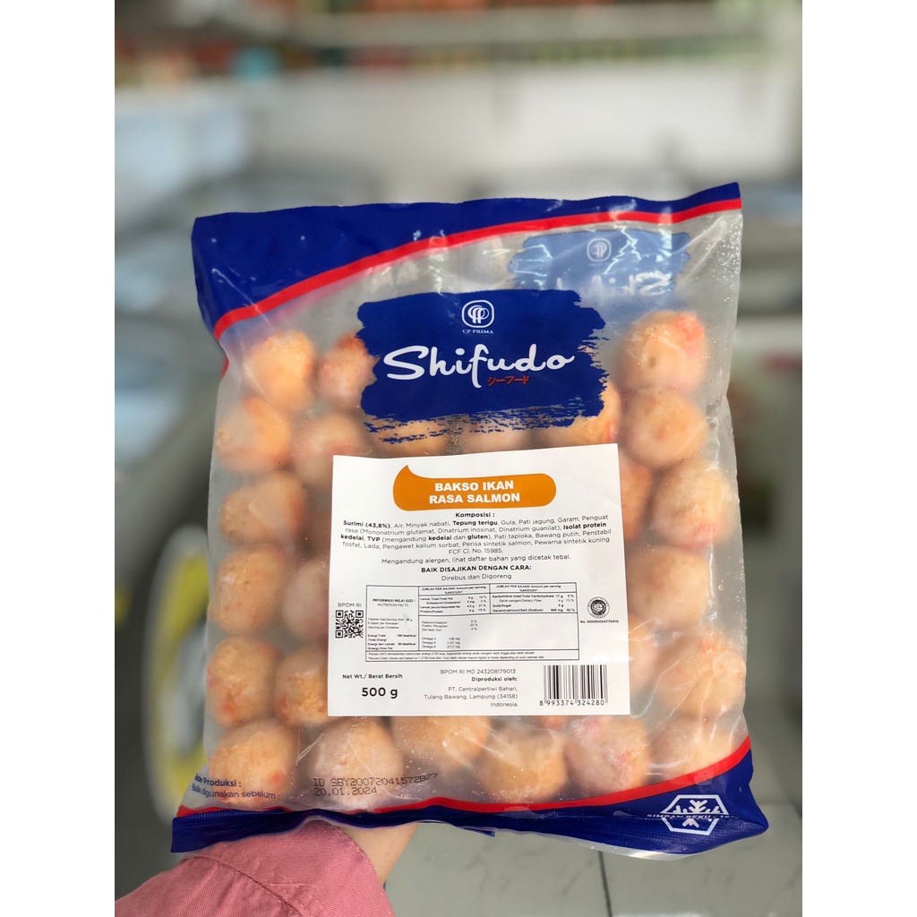 

Promo!! Bakso Ikan Salmon Shifudo 500gr .