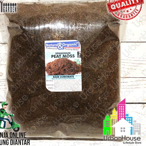 ♩ Media Tanam SPHAGNUM PEAT MOSS BASE Substrate 1KG Import Germany PH6 ✽