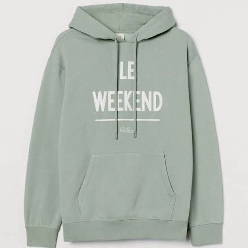 COD 9.9 Hoodie Sweater Pria Wanita Le Weekend Mint Tosca Jaket Unisex H&amp;M Cowok Cewek Full Tag