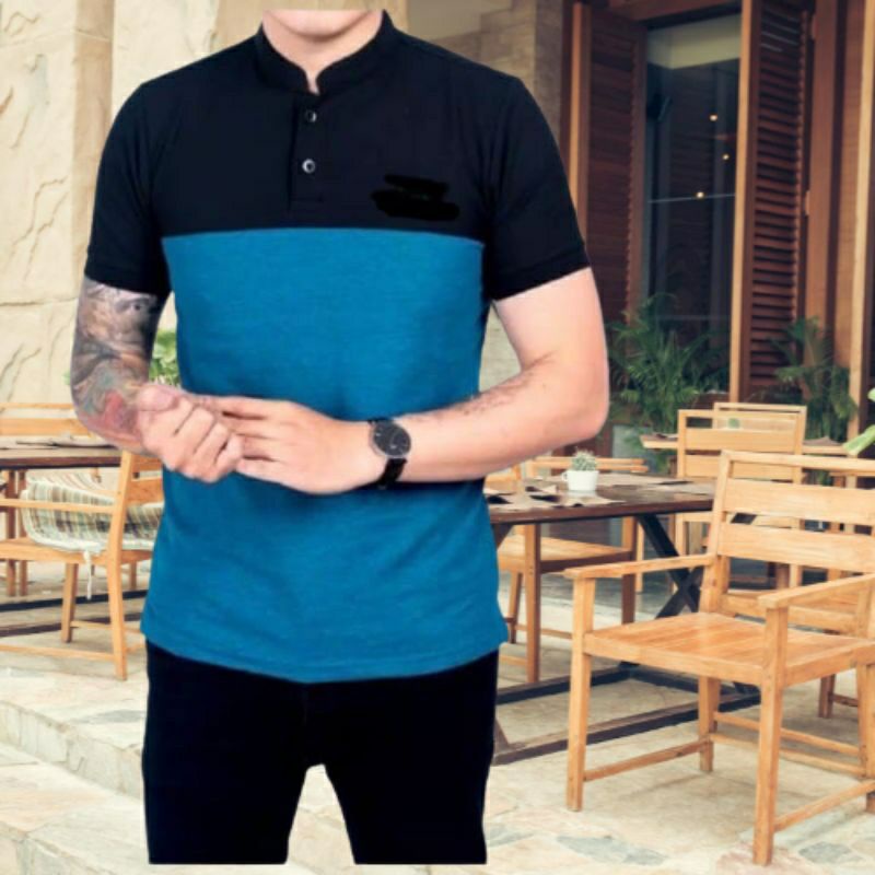 Kaos Polo Fashion Pria Kerah Sanghai Premium / Polo Shirt Pria Kerah Sanghai / Kaos Polo Pria
