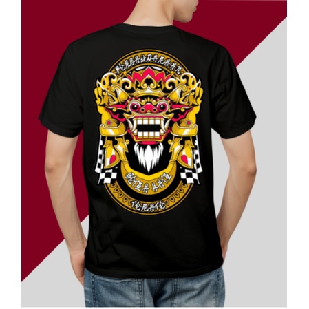 KAOS DISTRO KAOS PSHT CULTURE LEAK BALI HITAM NAVY  Premium SM_001