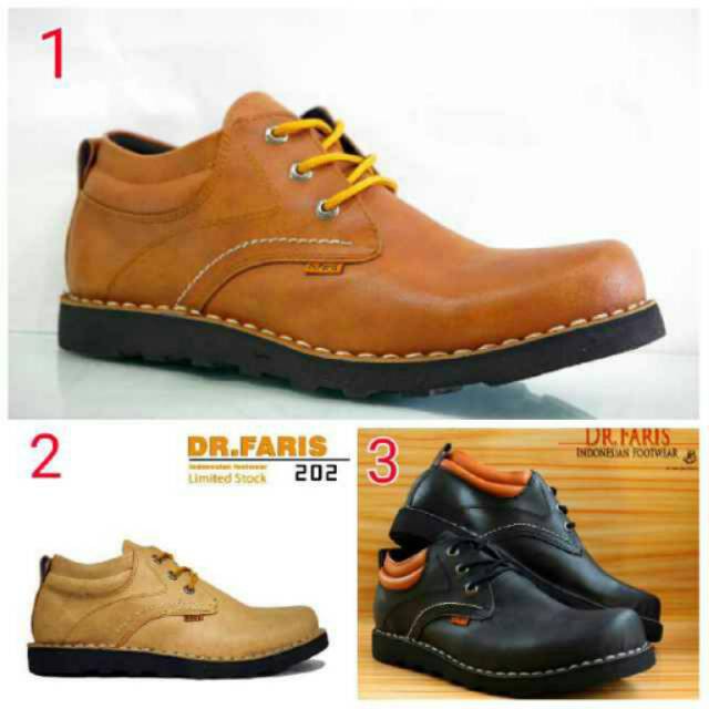 Sepatu dr faris semi boots bahan IBC