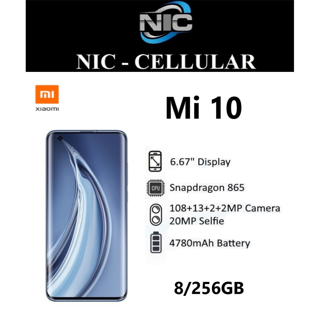 Xiaomi Mi 10 8/256 RAM 8GB ROM 256GB GARANSI RESMI XIAOMI