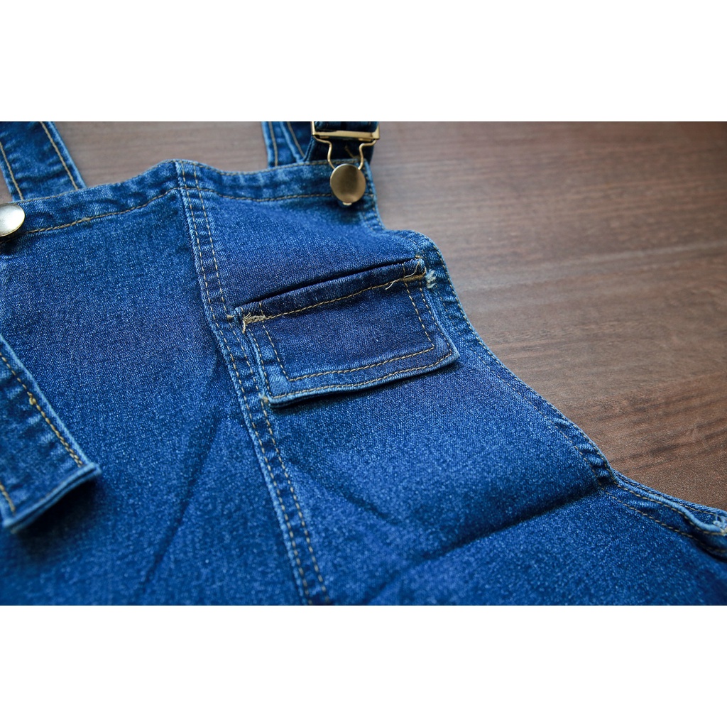 HOPYLOVY Overall Jeans Stretch Wanita Panjang Jumpsuit Baju Kodok Ayyara