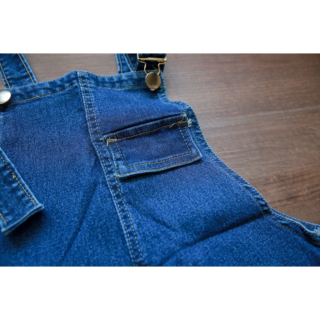 HOPYLOVY Overall Jeans Stretch Wanita Panjang Jumpsuit Baju Kodok Ayyara