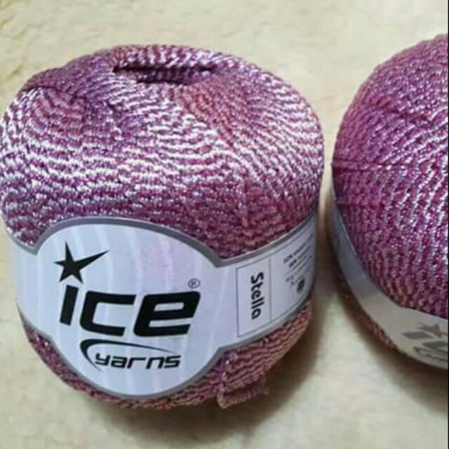 ICE YARN STELLA - METALLIC LUREX POLYESTER - BENANG RAJUT